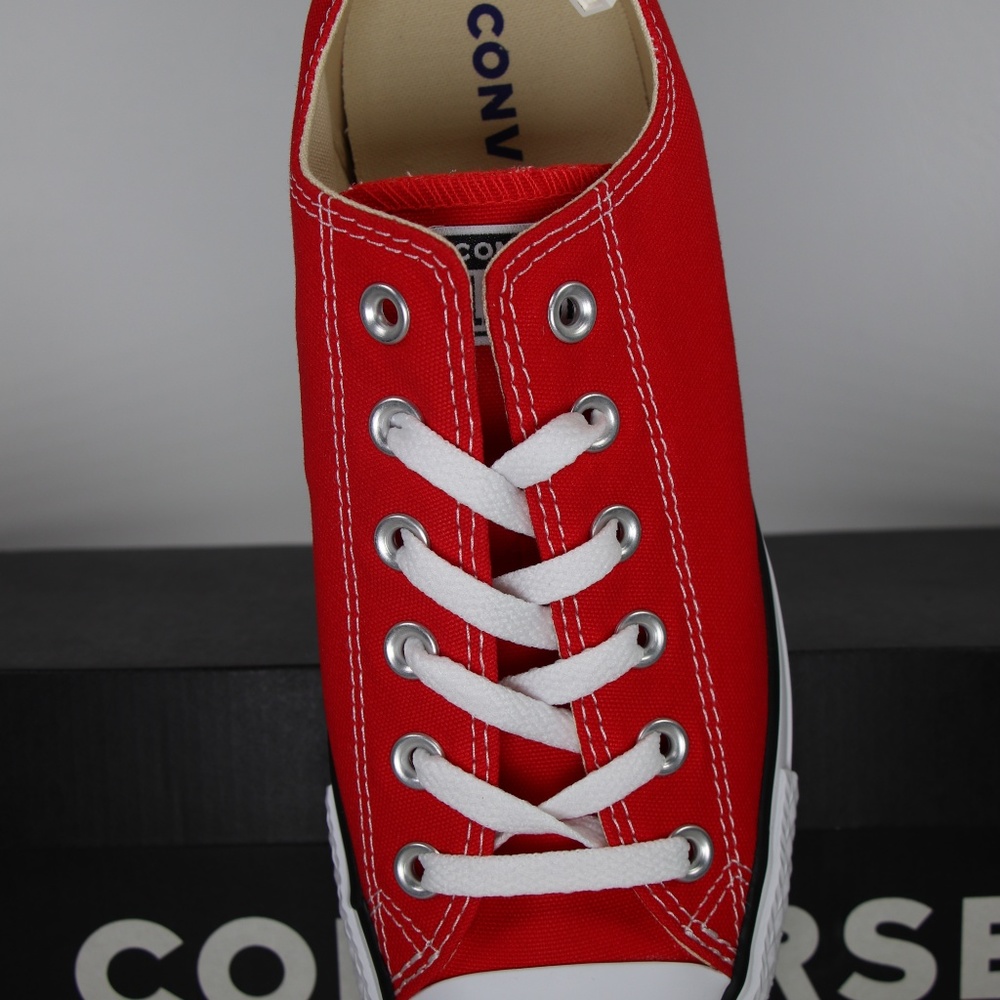 Converse Classic Red All Star Low Tops - Picture 7 of 7